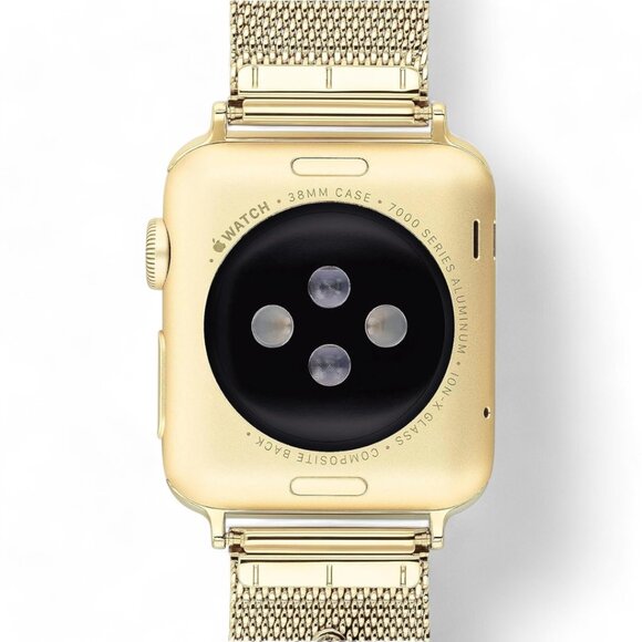 Coach Women's Gold Mesh Bracelet Strap for Apple Watch® 38mm 40mm And 41mm CL242 - Picture 6 of 10